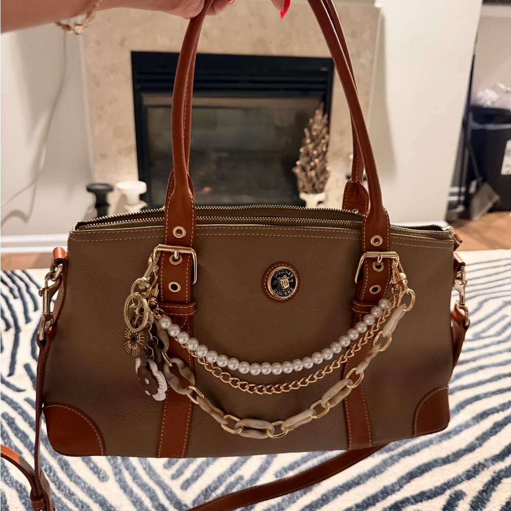 Dooney & Bourke Brown Large Dome Satchel